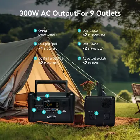 8 best sales पोर्टेबल सौर ऊर्जा स्टेशन - №8