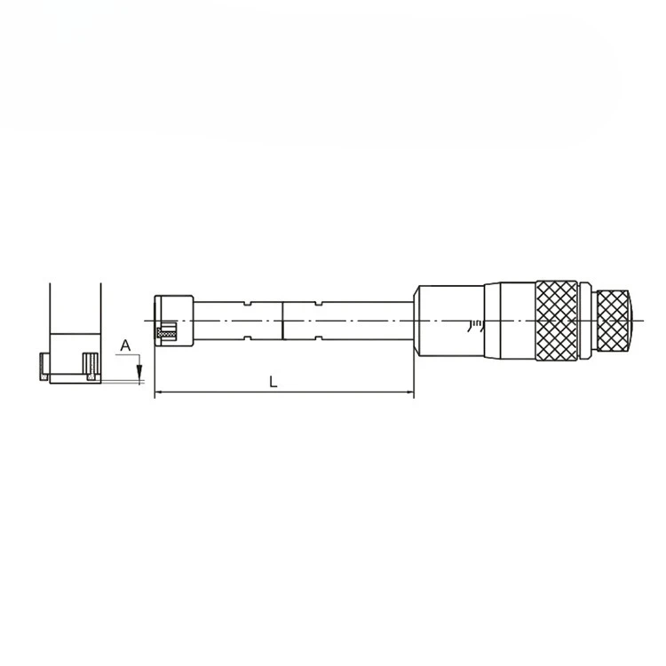 Carbide-tipped Inside Three Point Internal Micrometers High Quality 3 Point