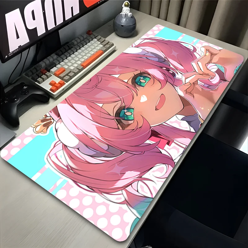Mouse Pad Notbook Gaming Accessories Large Gamer Keyboard Pad Honkai Star Rail Hyacine Anime Desk Mat kawaii Computer MousePad