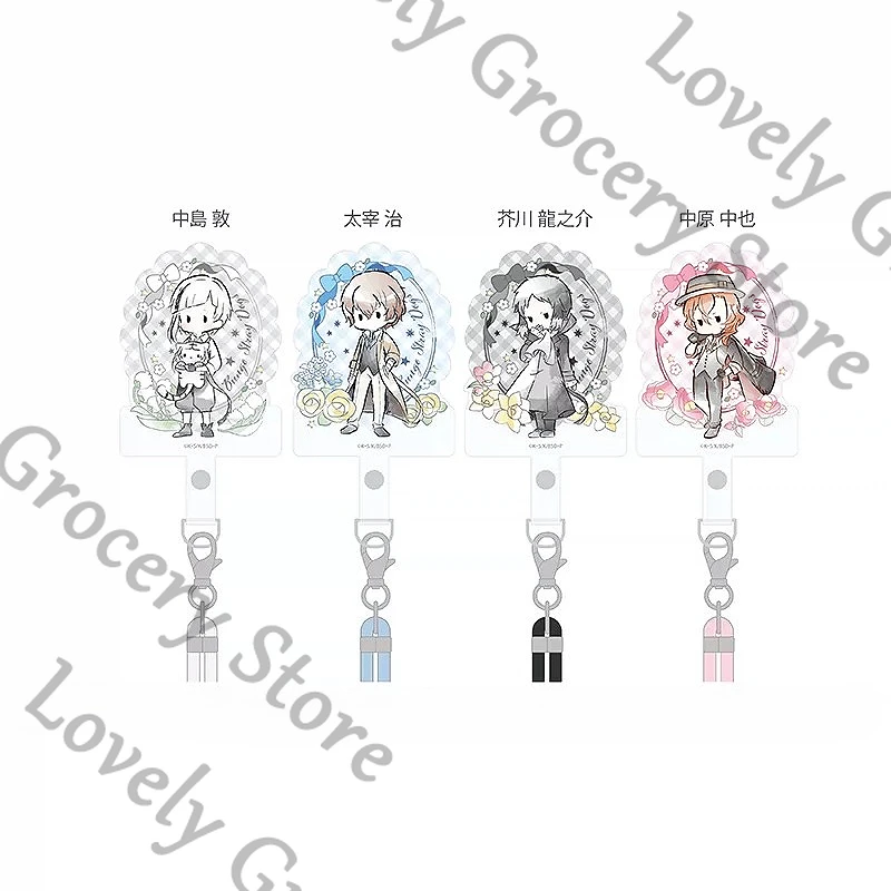 

Anime Bungo Stray Dogs Nakahara Chuya Ryunosuke Akutagawa Dazai Osamu Nakajima Atsushi Cosplay Cartoon Mobile Phone Strap Gift