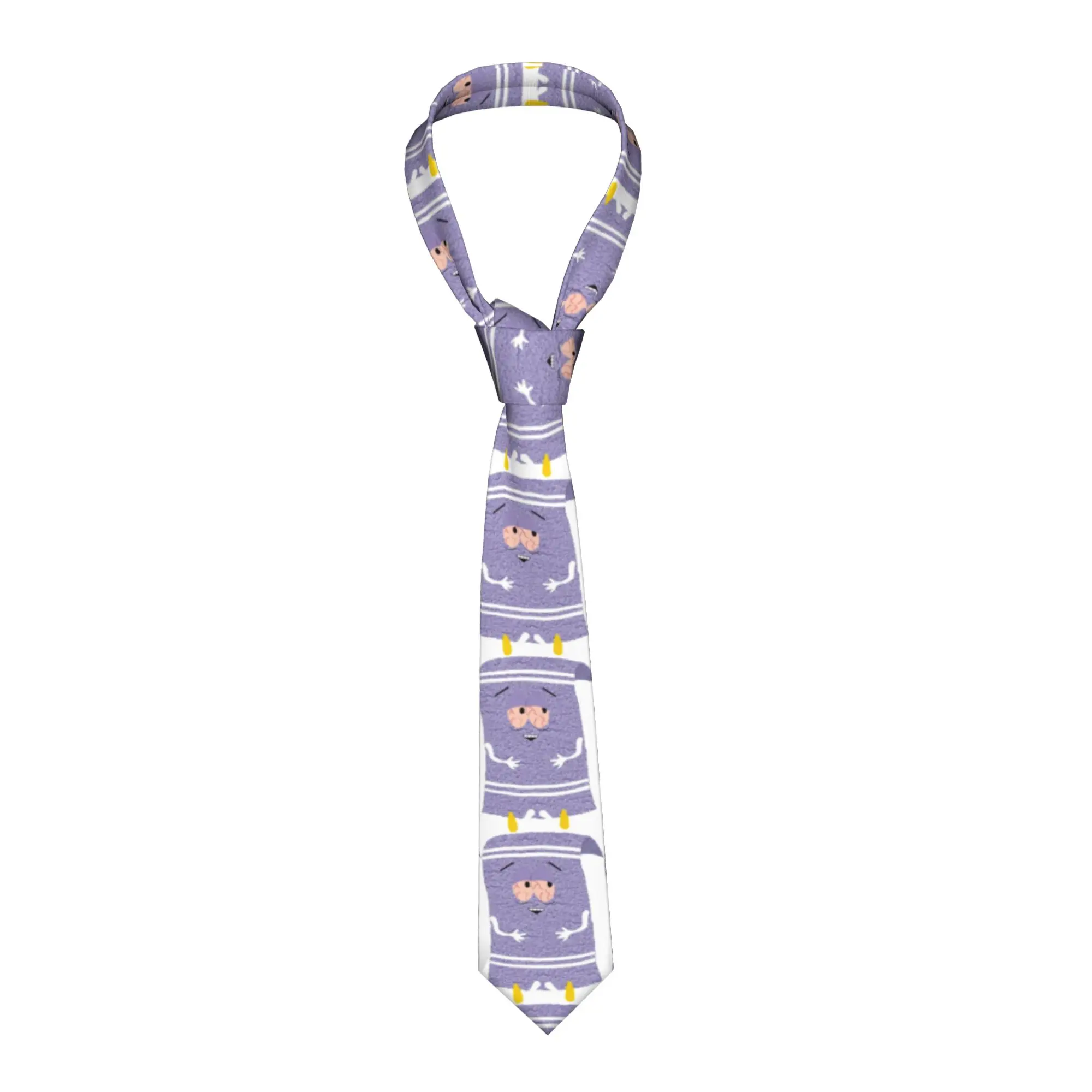 

Галстук узкий 8 см для мужчин и женщин, повседневный, в стиле South Park, аксессуар для мужчин, галстук-бабочка, свадебные аксессуары, реквизит для косплея