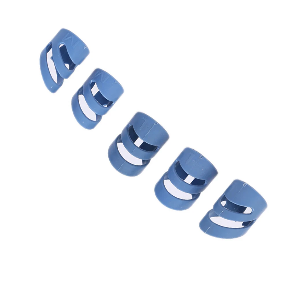 

5 Pcs Ring Finger Cover Metal Electric Guitar Picks Stainless Steel Accessories for Acoustic Guitars