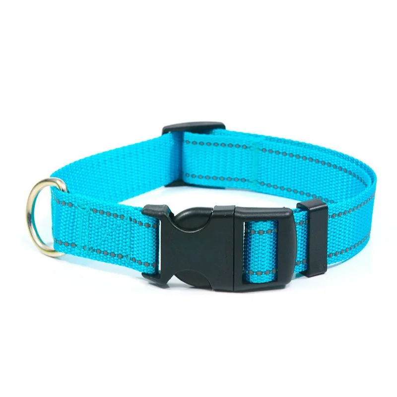 Reflektierendes Nylon-Hundehalsband mit Verstellbarem Schnellverschluss in Verschiedenen Farben für Tägliche Spaziergänge und Anti-Verlust-Schutz – Detail 16