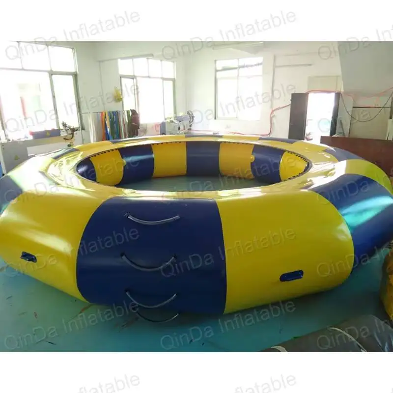 5M Trampolin Pool Float Spielzeug Wasser Aufblasbare Trampoline Aufblasbare Wasser Plattform Aufblasbare Türsteher Schwimmenden Wasser Park