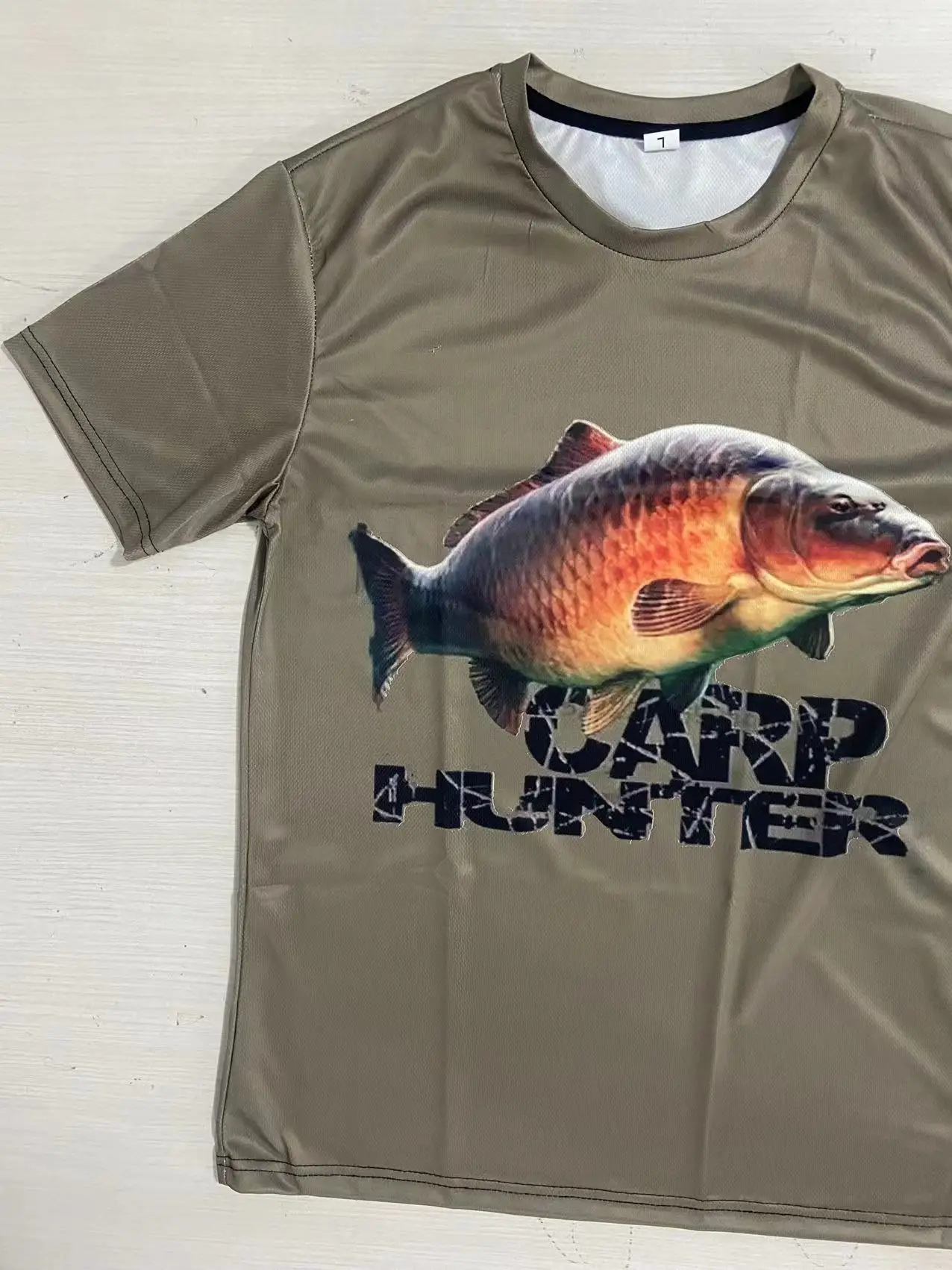 Summer Harajuku Carp Fish Print Men Women T Shirts Casual Breathable Round Neck Short Sleeve Sports Oversized T-shirts Clothing