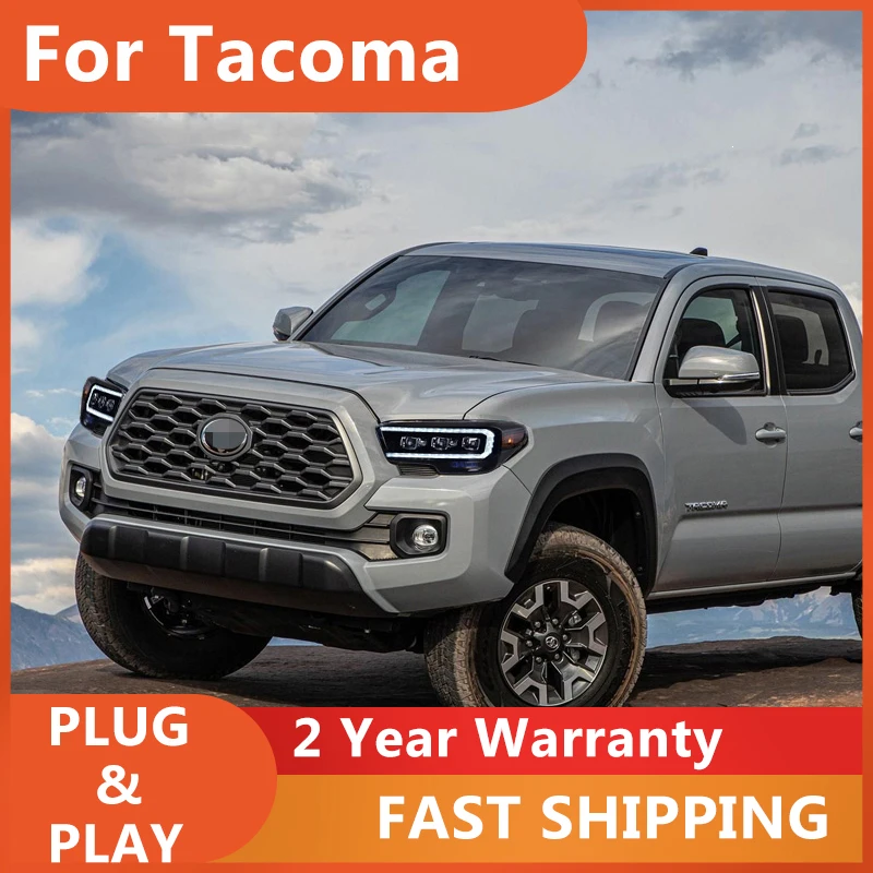 

Car Accessories for Toyota Tacoma Headlamp 2015-2020 Tacoma Headlights DRL Turn Signal High Beam Projector Lens