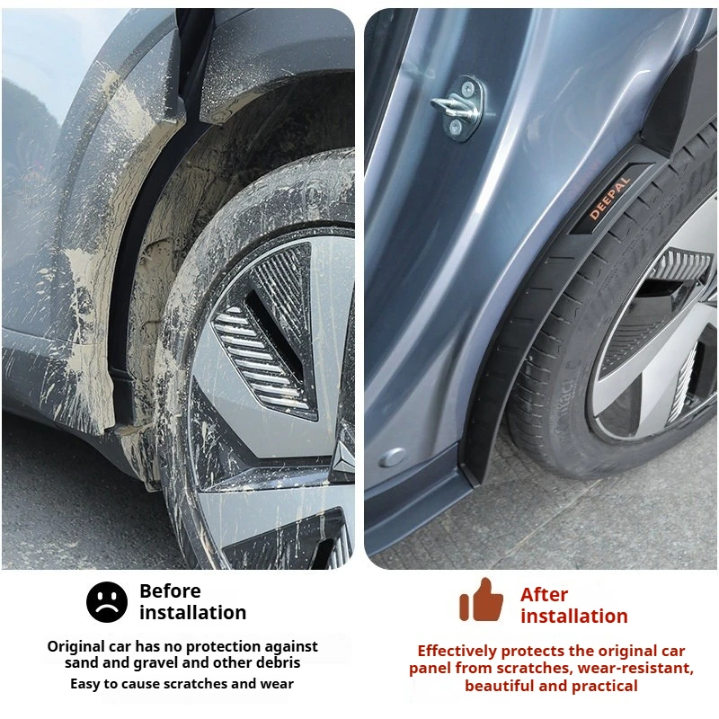 For Changan DEEPAL S05 2024 2025 2026 Rear Wheel Inner Liner Mudguard Anti Sediment Splash Protection Board Garnish Accessories