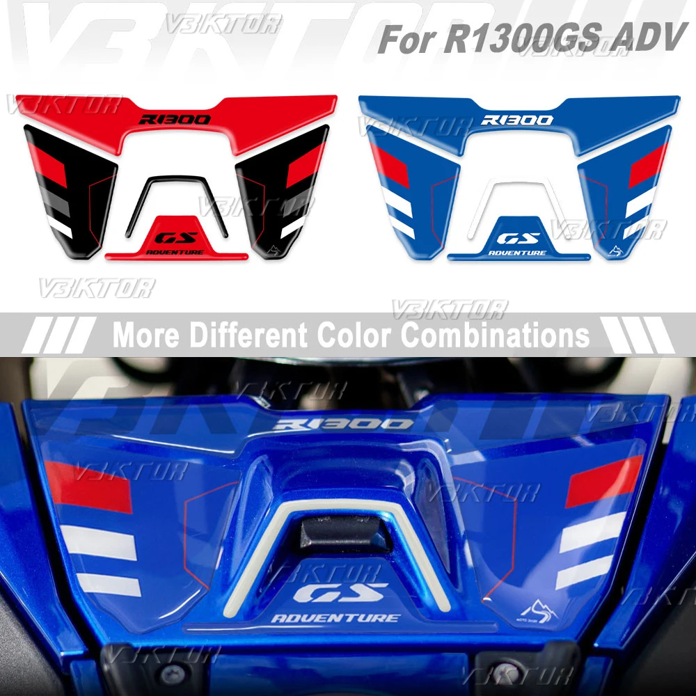 3D Resin Motorcycle Gloves Box Protection Sticker Decal For R 1300 GS ADV R1300GS Adventure