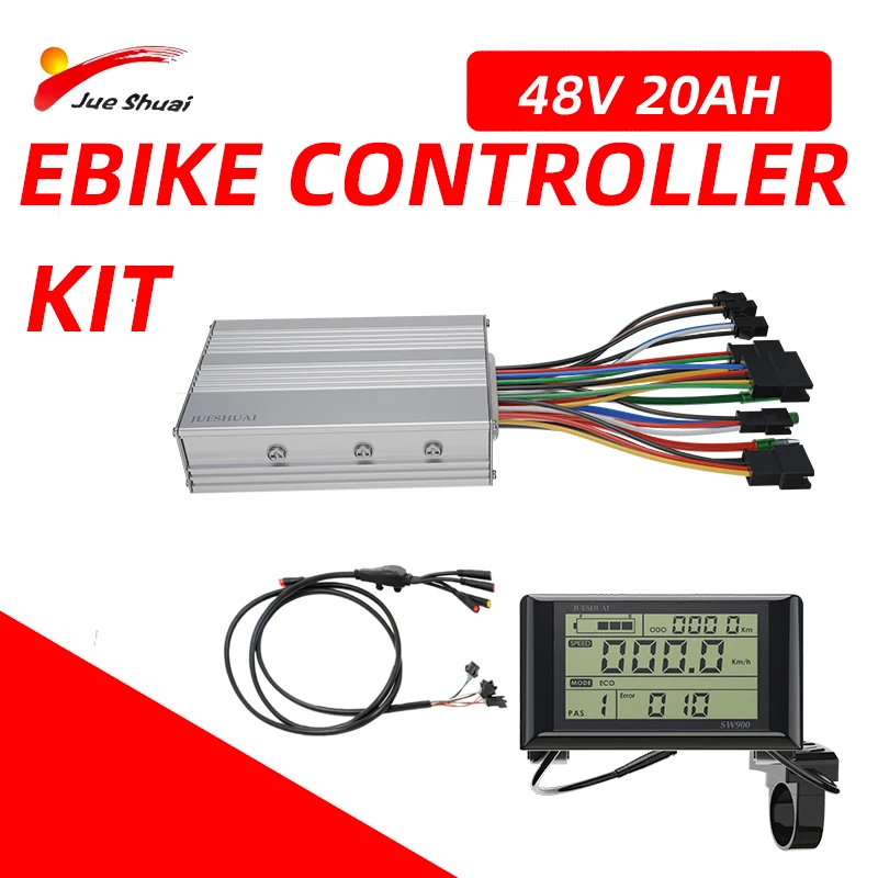 

Electric Bicycle 48V 250W 350W 500W Electric Bike ebike Waterproof LED Display meter Brushless Ebike Controller