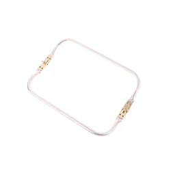 25x9.5cm Bag Frame For Purse Doctor Purse Frame Metal Aluminium Tube Frame Bag Handle Accessories Clutch Bag Parts