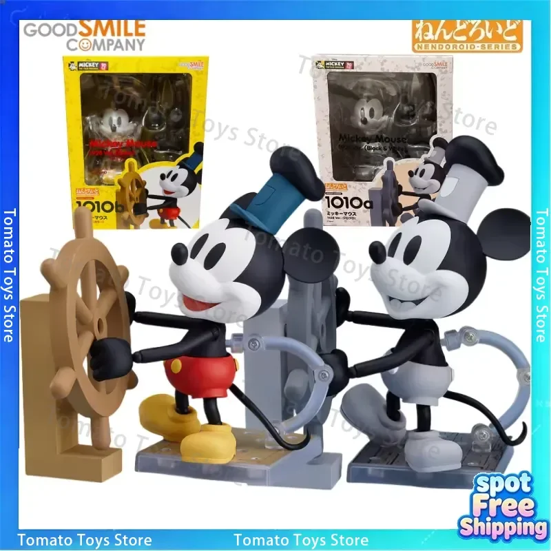 GSC Original Nendoroid Series Mickey Mouse 1928 Ver Figure for Collectible Display Toy Gift for Kids Decor