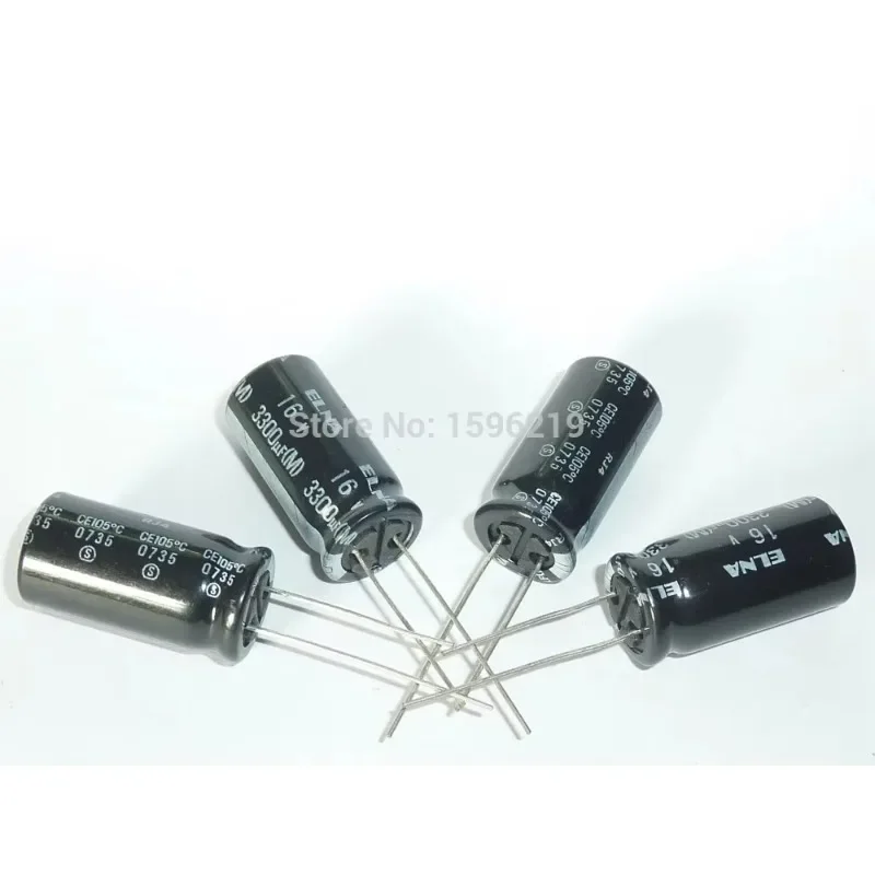 5 قطعة/50 قطعة اليابان ELNA RJ4 سلسلة 12.5x25 مللي متر 16V3300uF مكثف الصوت hifi DIY بها بنفسك #2