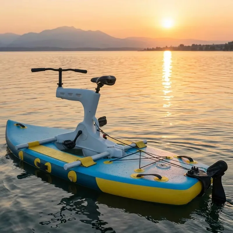

Fast inflatable folding drip seam water bike, lightweight inflatable bike, suitable for outdoor travel and water activities