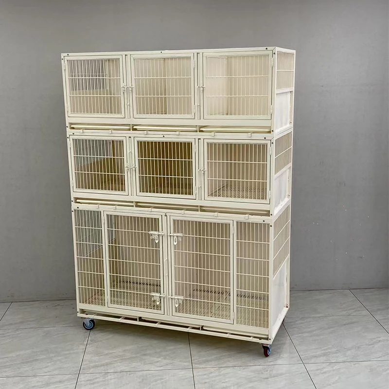 Pet Shop Boarding Isolation Cage Dog Cage cat Display Metal Dog  Indoor   Cage Foster Dog Kennel