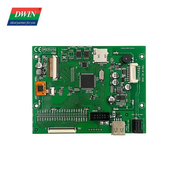 2026 4 Inch 800*480 Pixels Resolution 262K Colors Working with STM32 IPS TFT LCD Display HMI Capacitive Touch Screen Panel