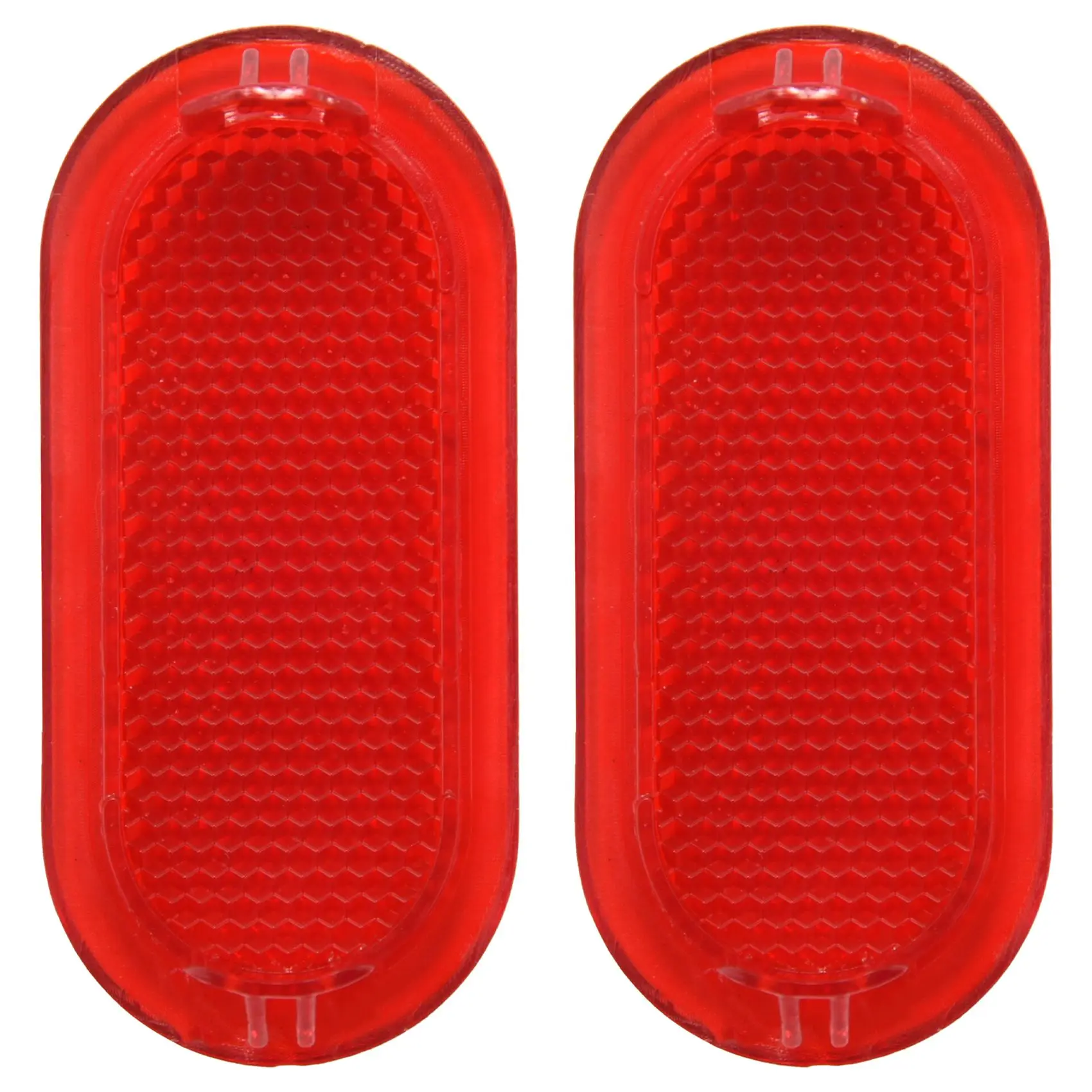 Panneau de porte intérieur rouge, réflecteur de capuchon lumineux en iode pour Polo Beetle Caddy Touran 6Q0947419, 2 pièces