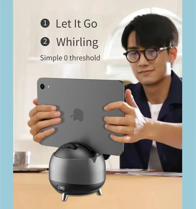 Anti Shake Auto Face Tracking Gimbal Smartphone Holder APP Free AI Face Recognition 360° Rotation Selfie Stand Live Streaming