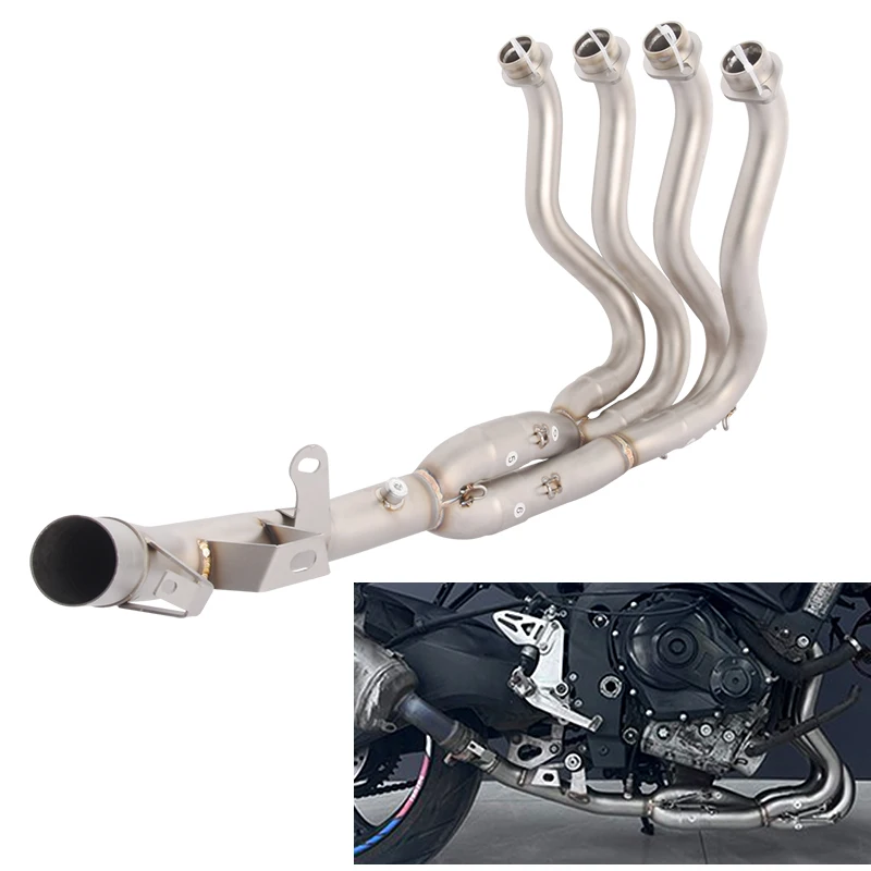 

Header Pipe For Suzuki GSXR600 GSXR750 2011-2025 Original Caliber Motorcycle Exhaust Muffler Front Link Pipe Stock System Tube