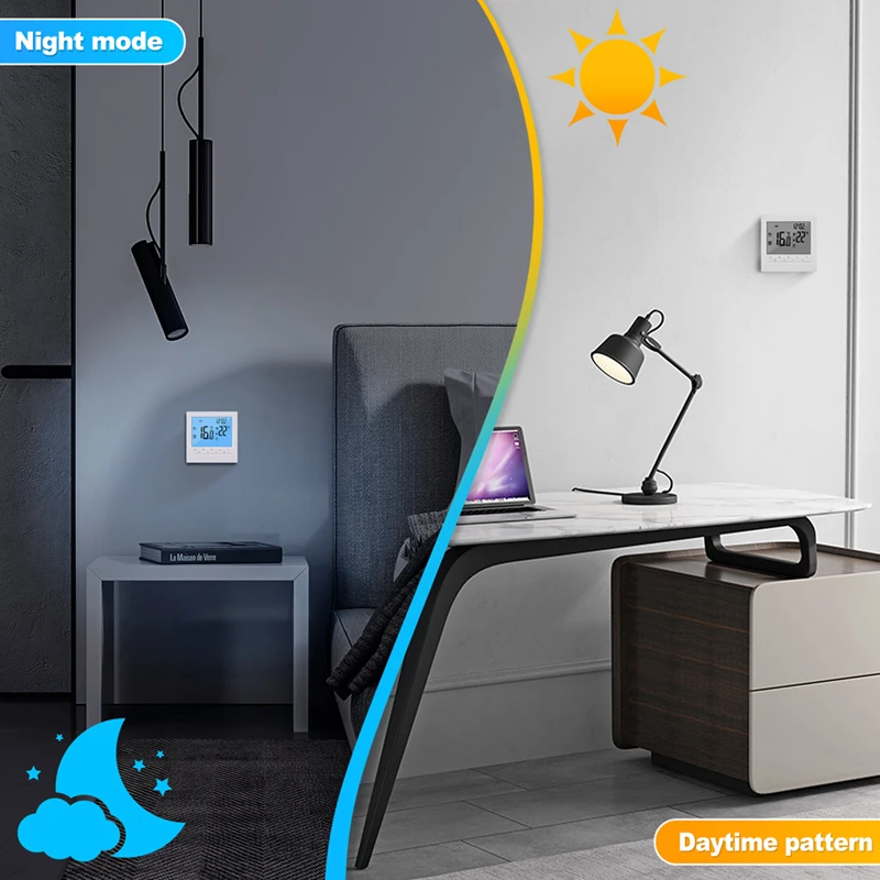 Programmable Digital Thermostat 3A Weekly Room Temperature Controller For Efficient Home Heating