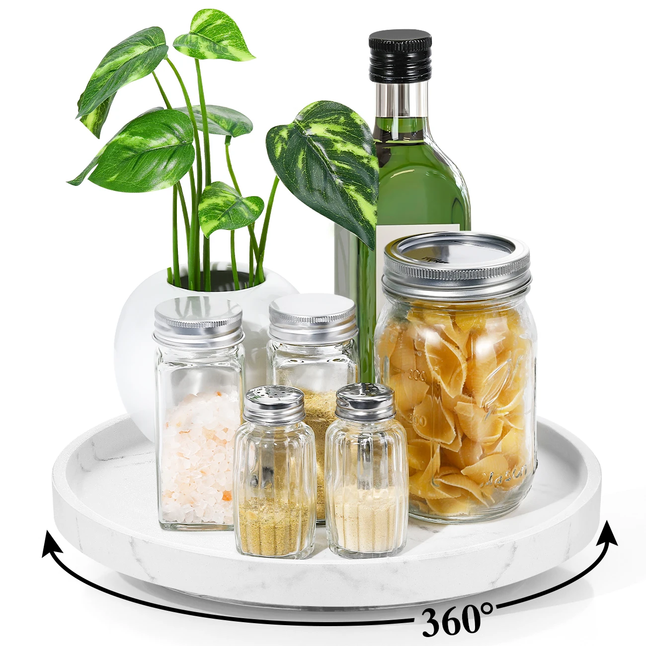 

Поворотный стол Lazy Susan для столешницы Lazy Susan для шкафа, обеденного стола, кухонной кладовой, вращающийся органайзер для столешницы в ванной комнате