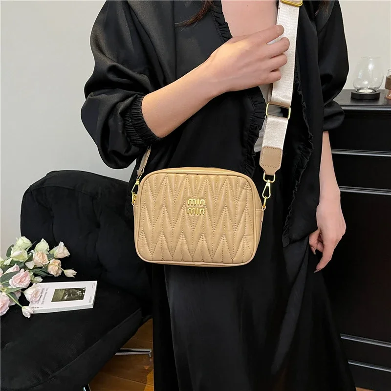 

Модная женская кожаная роскошная сумка через плечо Элегантная дизайнерская классическая сумка через плечо для повседневного стиля