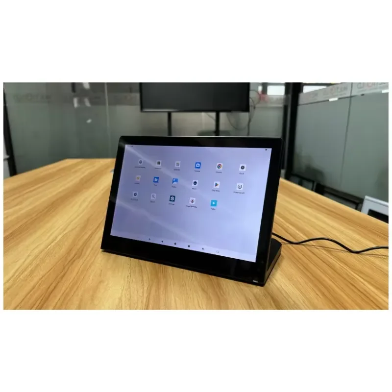 Restaurant Tablet Android 8 10.1 14 15.6 Inch L Shape Tabletop POS Display IPS 1280x800 Resolution Quad/Octa Core Processor