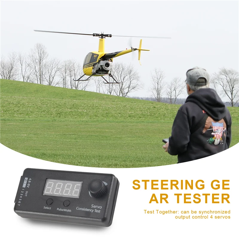 A10R Mini 3 Modes Digital Servo/ESC Consistency Tester Steering Gear Measurement For RC Helicopter Airplane Car Tool