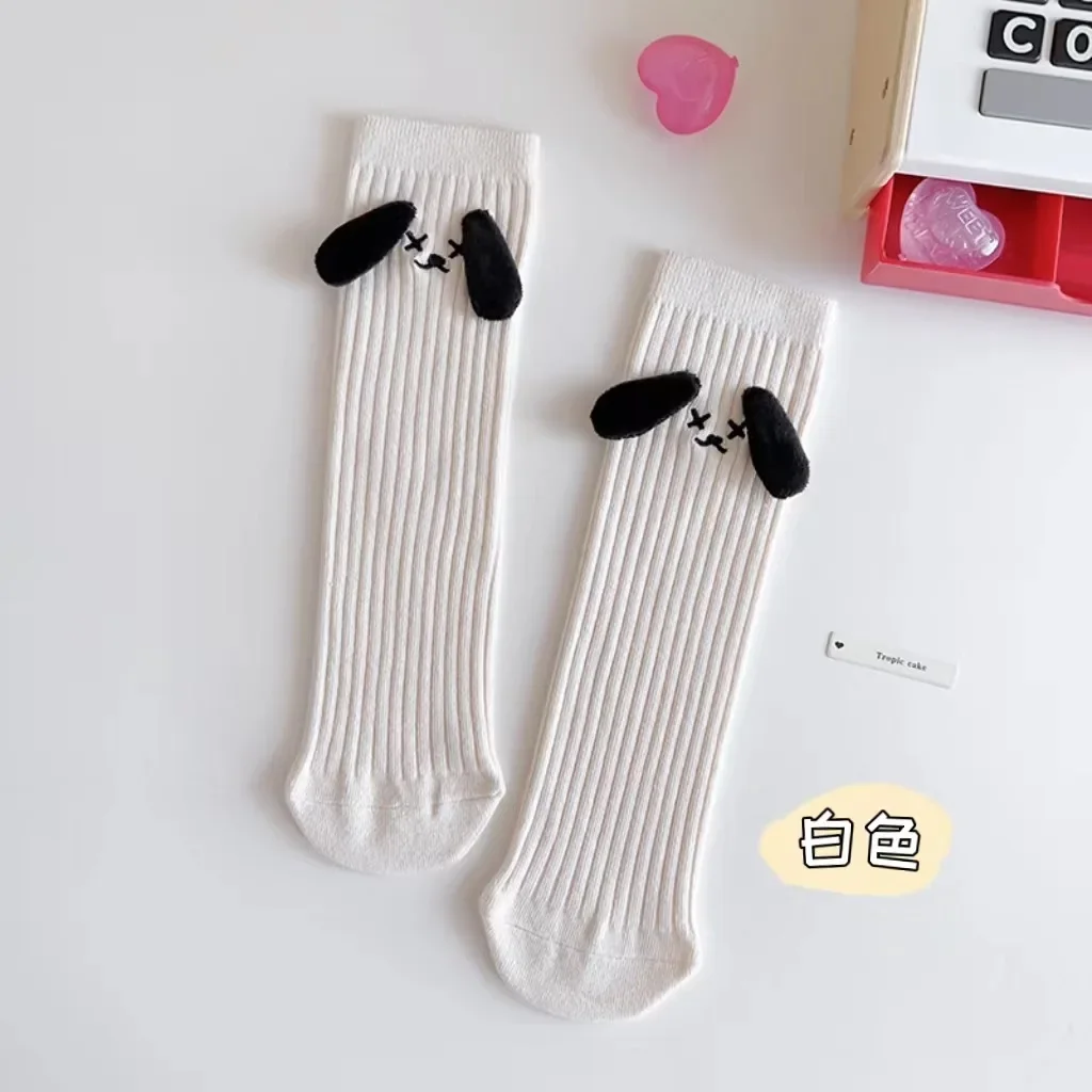 Chaussettes hautes en coton pour enfants, jambières pour bébés filles, chaussettes mignonnes pour enfants, vêtements de printemps pour garçons et filles, chaussettes de dessin animé pour tout-petits