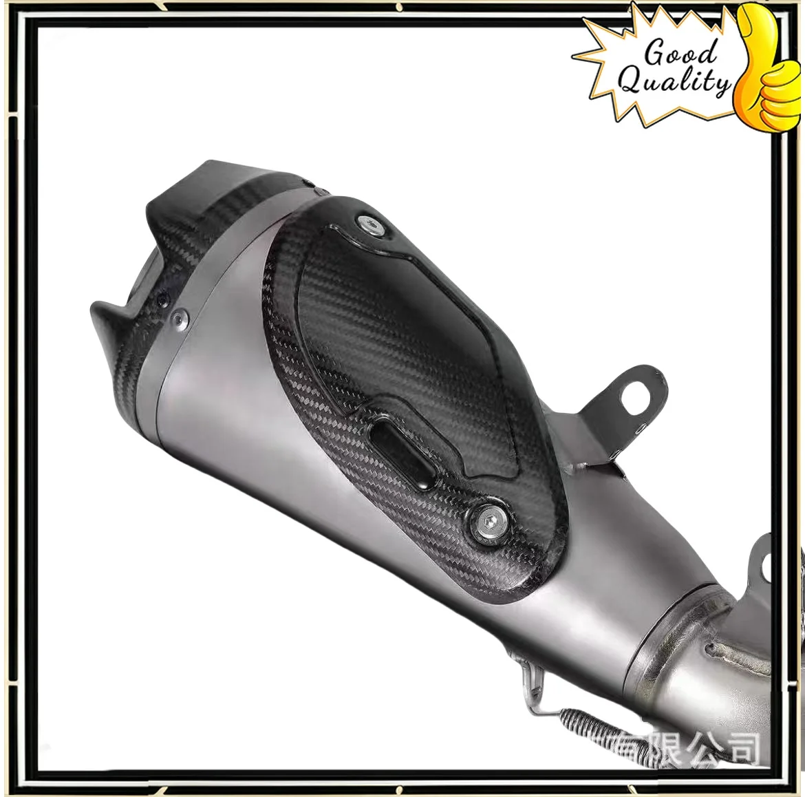 Good Quality For Ducati Panigale V4 exhaust pipe titanium alloy - mid-tail section - the sound is rich, pleasant and powerful