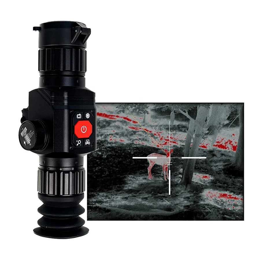 Hti C8 25mm outdoor hunting imaging scope luneta thermal night vision monocular