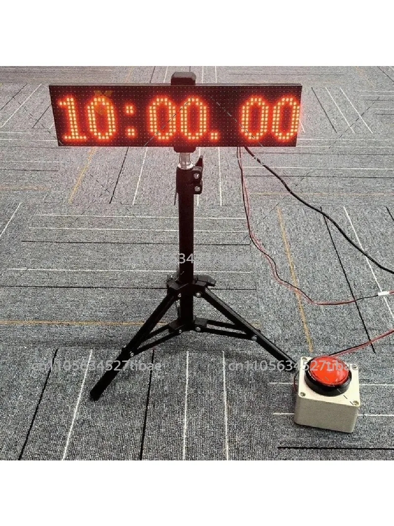 LED Large Screen Push Button Countdown Timer, Handheld Kitchen Cooking Timer with Magnetic Back