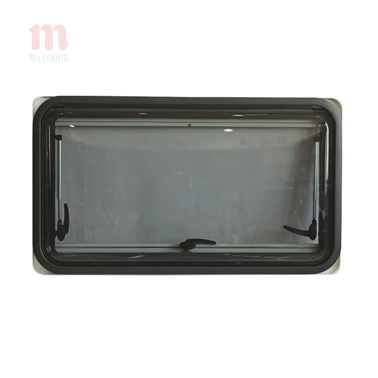 

SX-R7.5 900*500mmNew Products Custom Aluminium Double Layer Extrapolated Caravan Rv Window