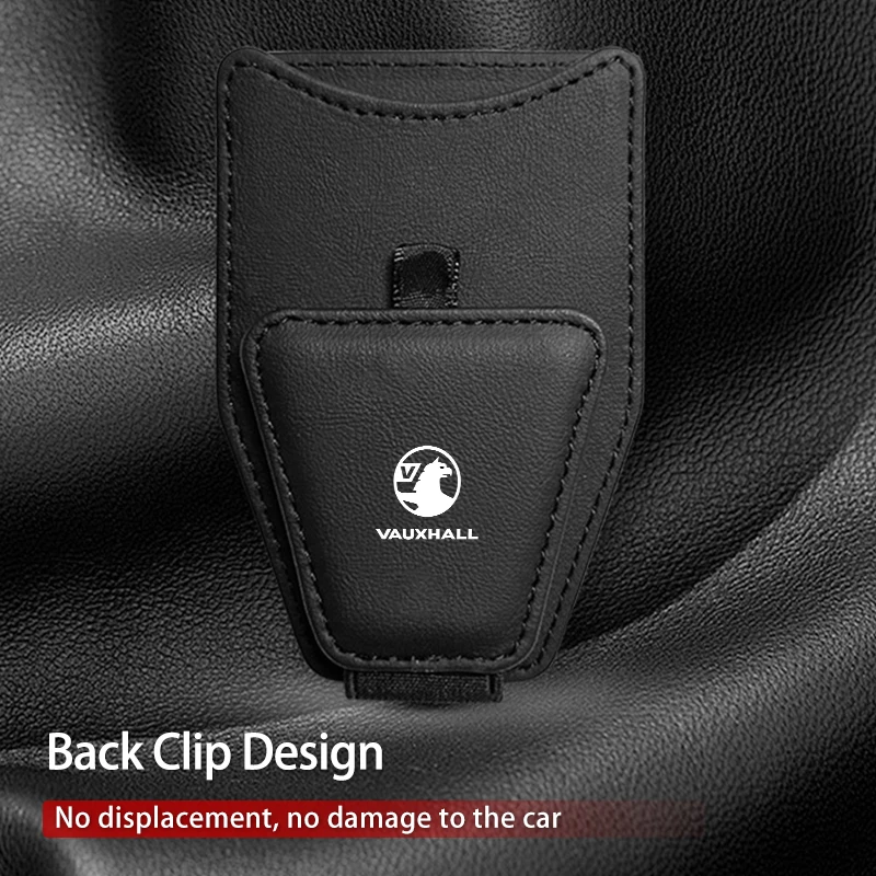 Pu Leather Car Magnetic Clip-On Glasses Interior Accessories For Vauxhall VXR Astra GTC Tigra Zafira Vectra Signum Meriva Corsa