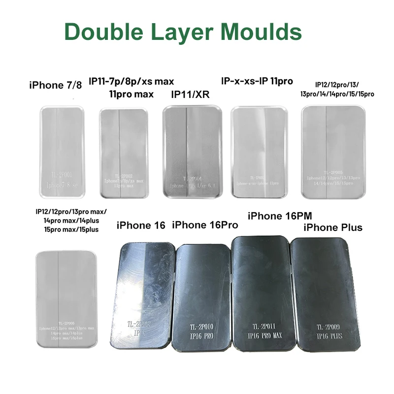 Double Layer Mould The Phone Case Mold for TUOLI TL-X9 Phone Case 3D Sublimation Printing Machine