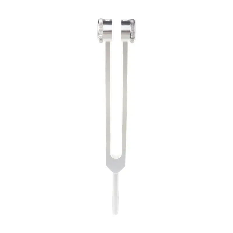 Tuning Fork 128 Hz Aluminum Alloy Medical Non-Magnetic Tuning Fork for Healing with Hammer Mallet Easy Operation Compact