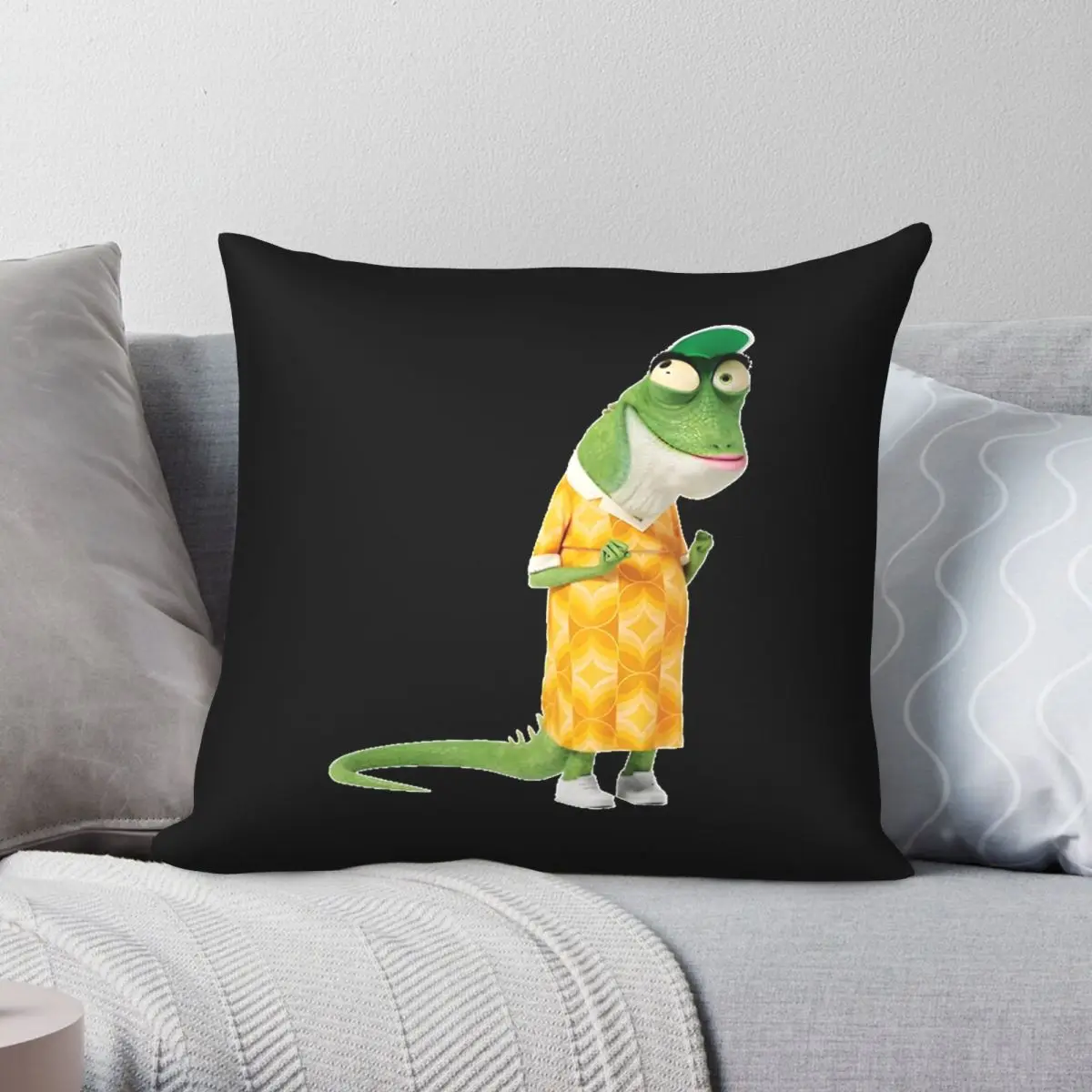 Miss Crawly From Sing Movie Square Pillowcase Polyester Linen Velvet Pattern Zip Decor Pillow Case Sofa Cushion Cover 45x45