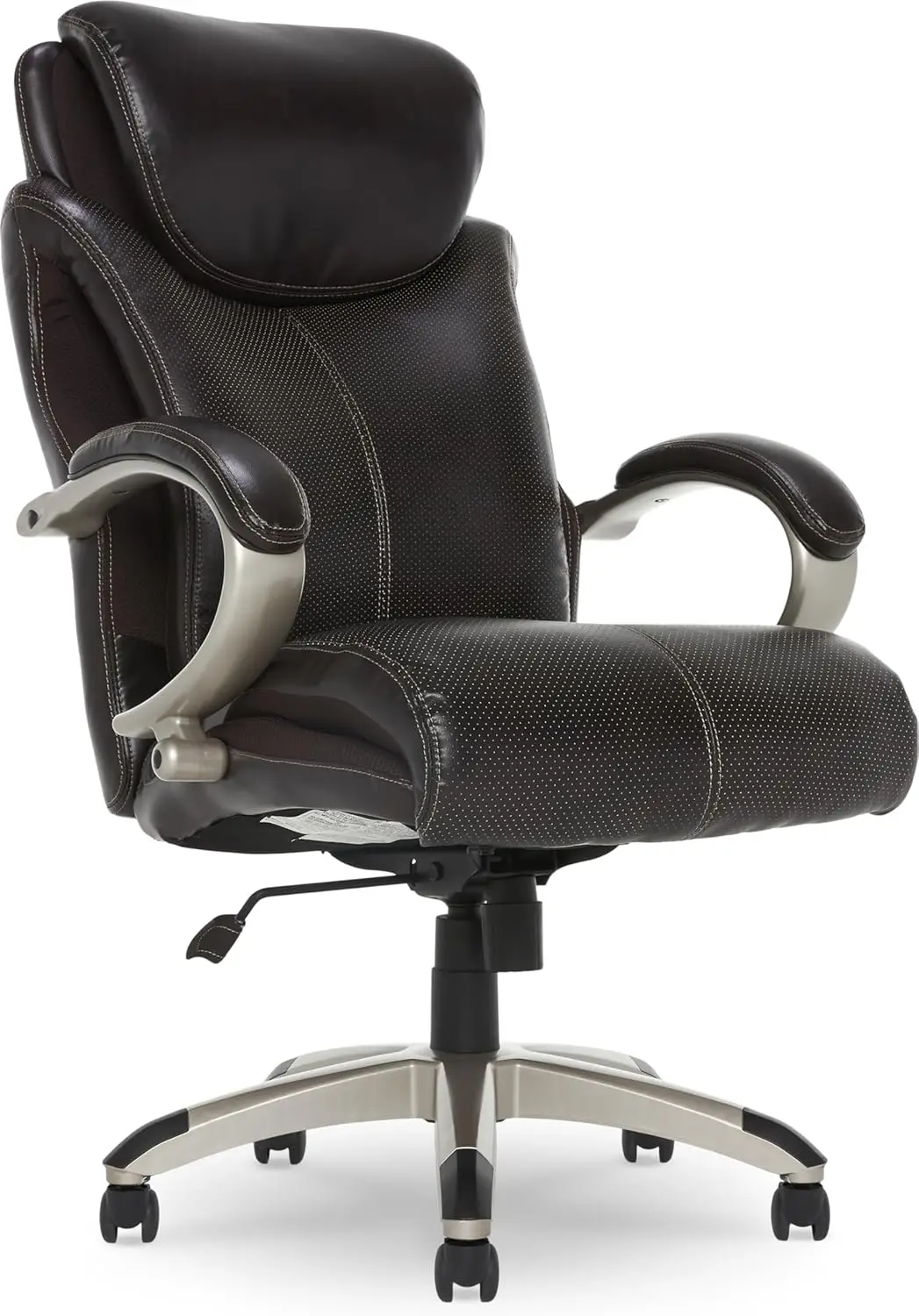 

Office Chair with AIR Technology and Ergonomically Layered Body Pillows, Supports up to 350 Pounds, Bonded Leather