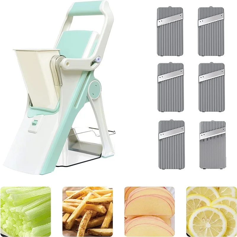 

Five-in-one Multifunctional Vegetable Cutter Lemon Slicing Kitchen Chopping Grating Slicing Grater Not Hurting Your Hands