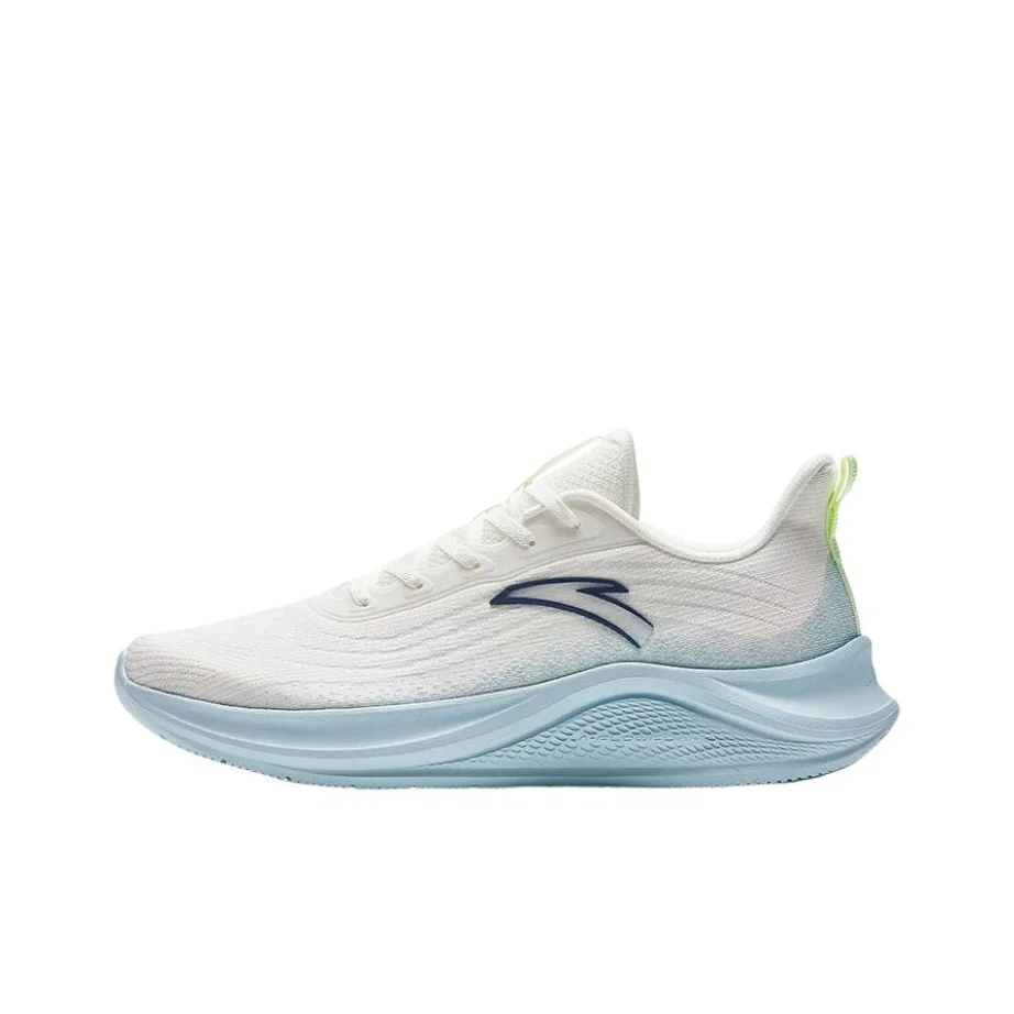 

Anta Cushioning Slip Resistant Abrasion Resistant Low top Running Shoes Men's White Blue 912525504F-3