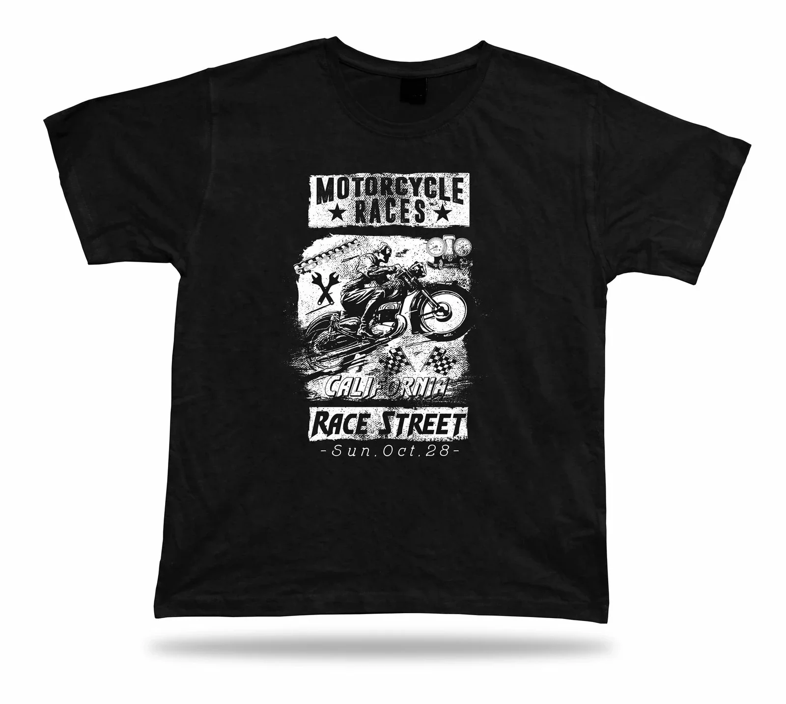 Camiseta Camiseta Idea de regalo de cumpleaños Motocicleta Street Race California Sport Bike