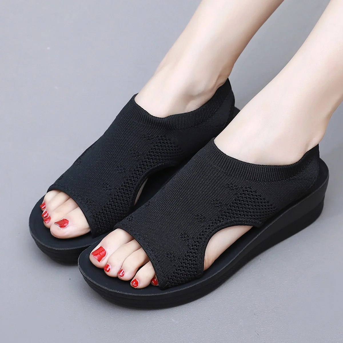 

Women Sandals Lightweight Wedges Shoes For Women Summer Sandals Platform Shoes With Heels Sandalias Mujer Casual Summer Shoes