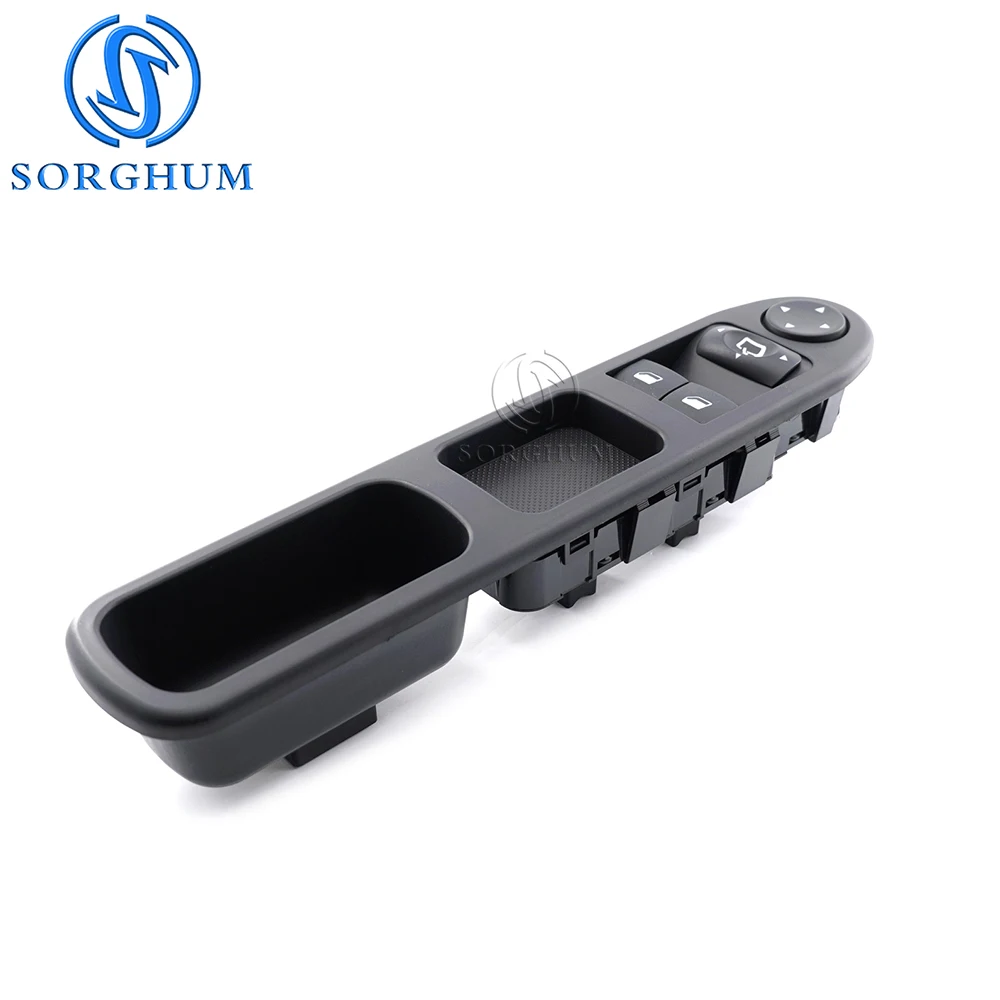 SORGHUM Master Power Window Switch Left Front Door Lifter Switch Peugeot 307 96351622XT 6554.E4 2001 2002-2008 Electric Folding