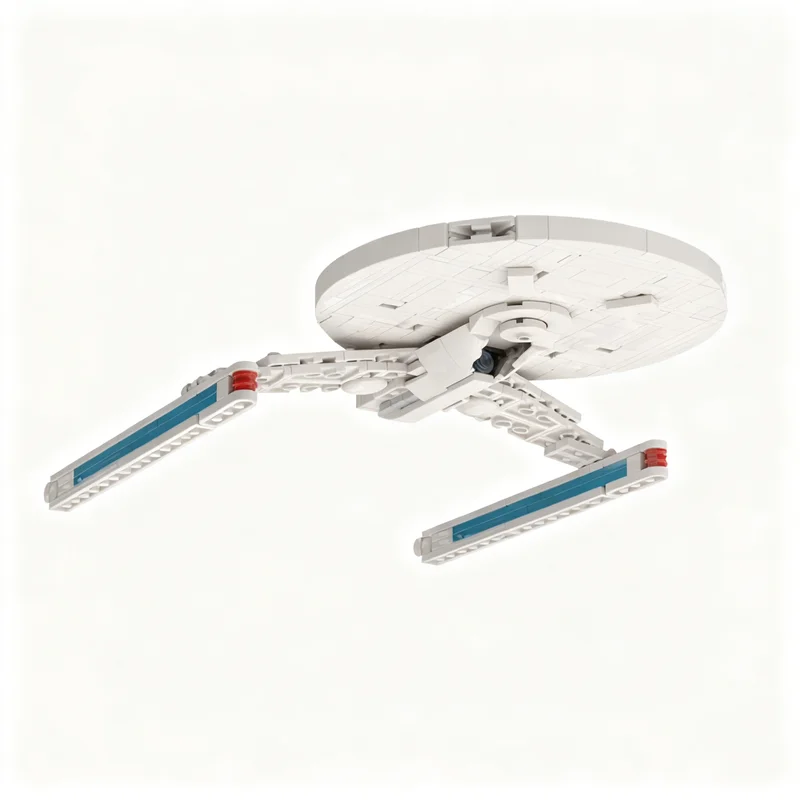 420 Uds. MOC Space Star Trek Centaur Refit clase USS modelo juguete de bloques de construcción arquitectura regalos de navidad Idea ladrillo cumpleaños