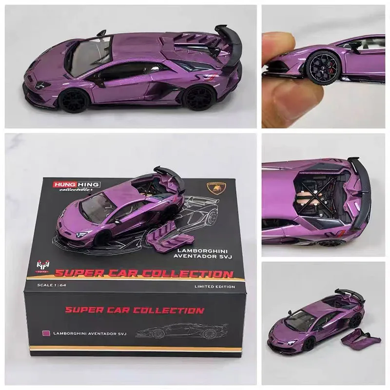

HUNG HING Kantash SCV12 SVJ Supercar 1/64 Simulation Alloy Car Model Collection Ornaments