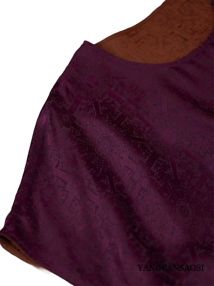Plus Size Women's Casual Summer New 100% Natural Mulberry Silk SangBo Satin Simple Round Neck Short Sleeved T-shirt view 6