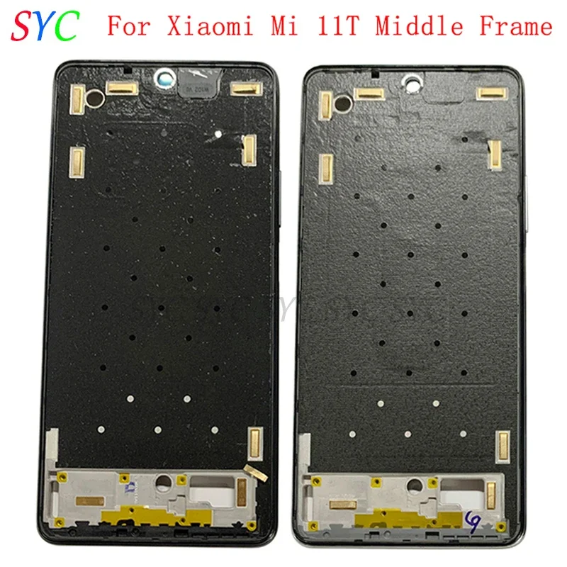 

Middle Frame Center Chassis Cover For Xiaomi Mi 11T Pro Phone Metal Housing LCD Frame Repair Parts