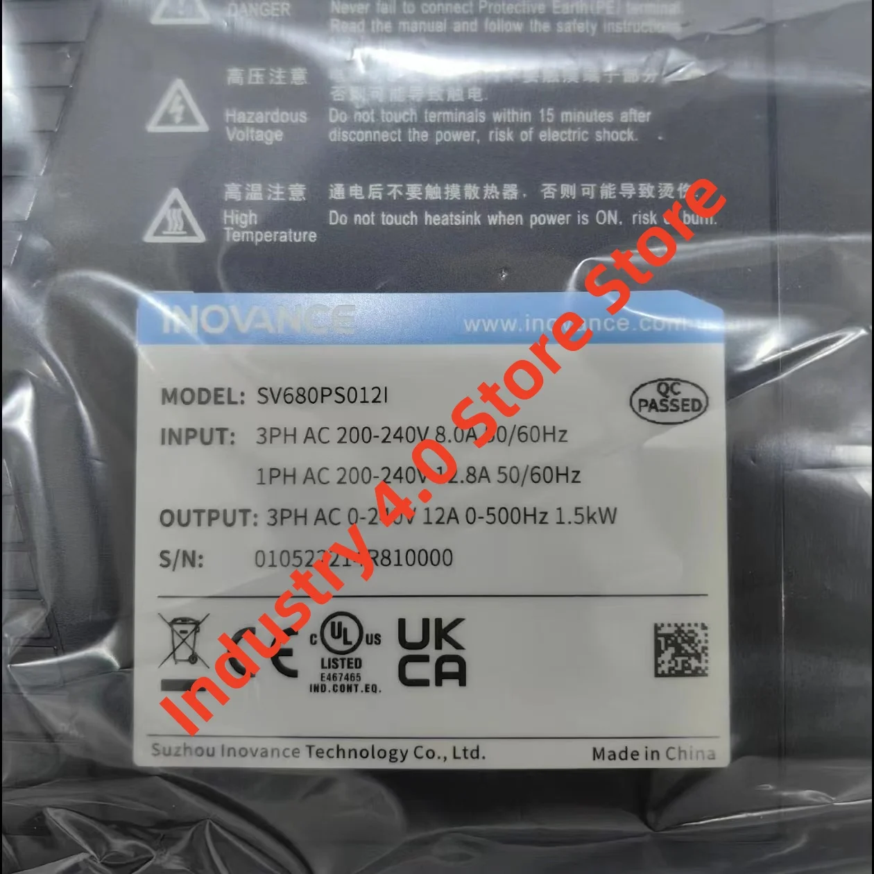 SV660NT026I SV680PS012I Сервопривод новый оригинальный