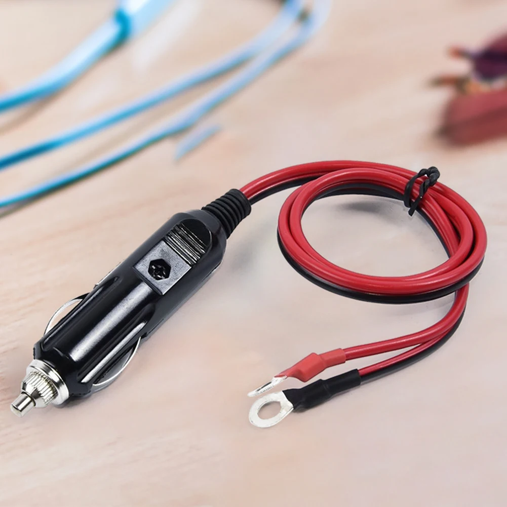 

12-24V Power Supply Cord with 50cm Cable Wire Portable Power Supply Cord Cigaret Socket Adapter To Auto Cigarette Lighter Socket