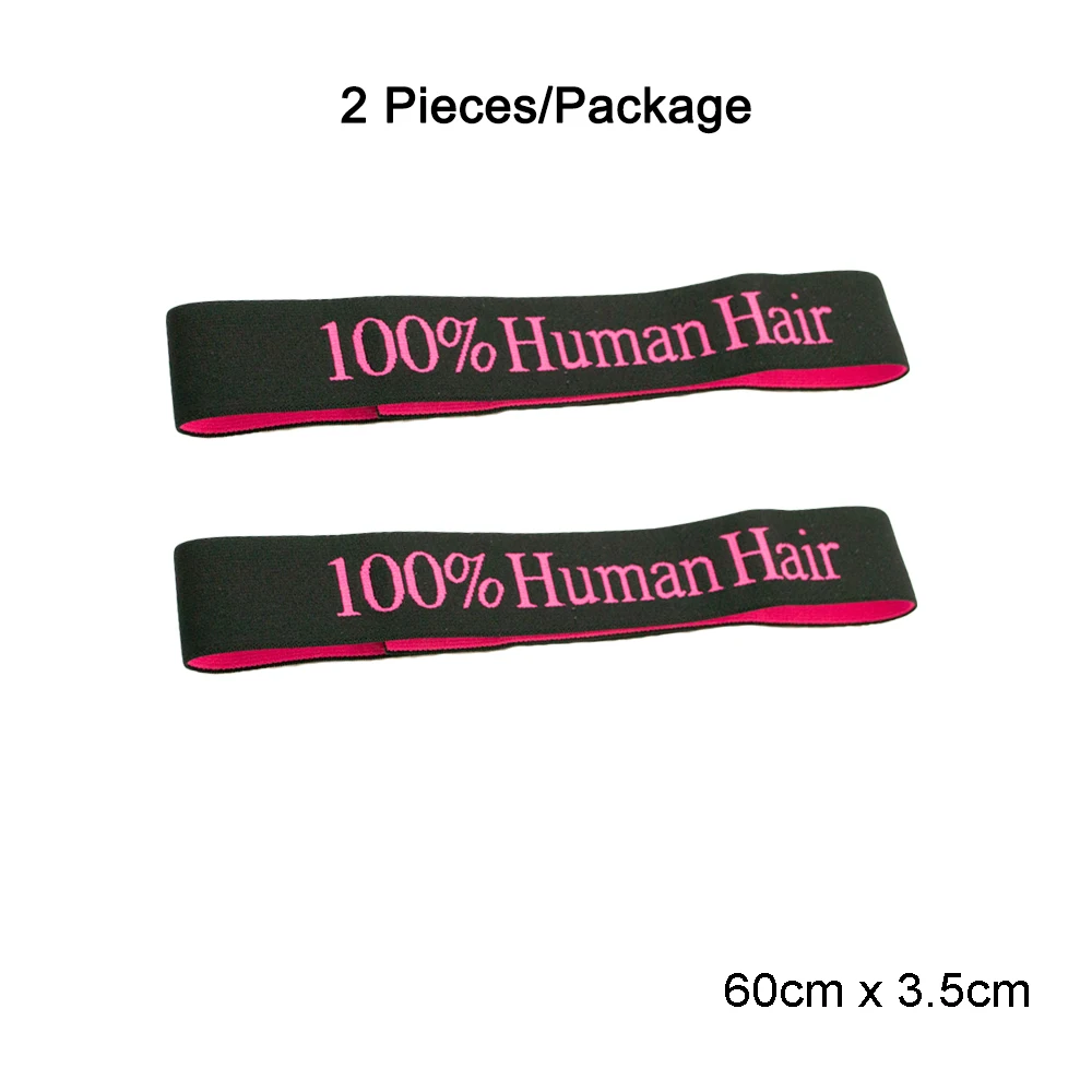 2 Pieces/Package Classic Adjustable Lace Wig Melting Bands Elastic Melting Wig Edge Wraps