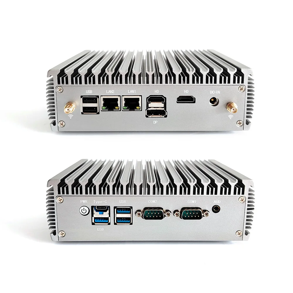

Meegopad Fanless 24Hours Working 2LAN 2COM Industrial Mini PC With Alder Lake-N N100 N95 N305 Quad Cores DDR4 Mini Pcs